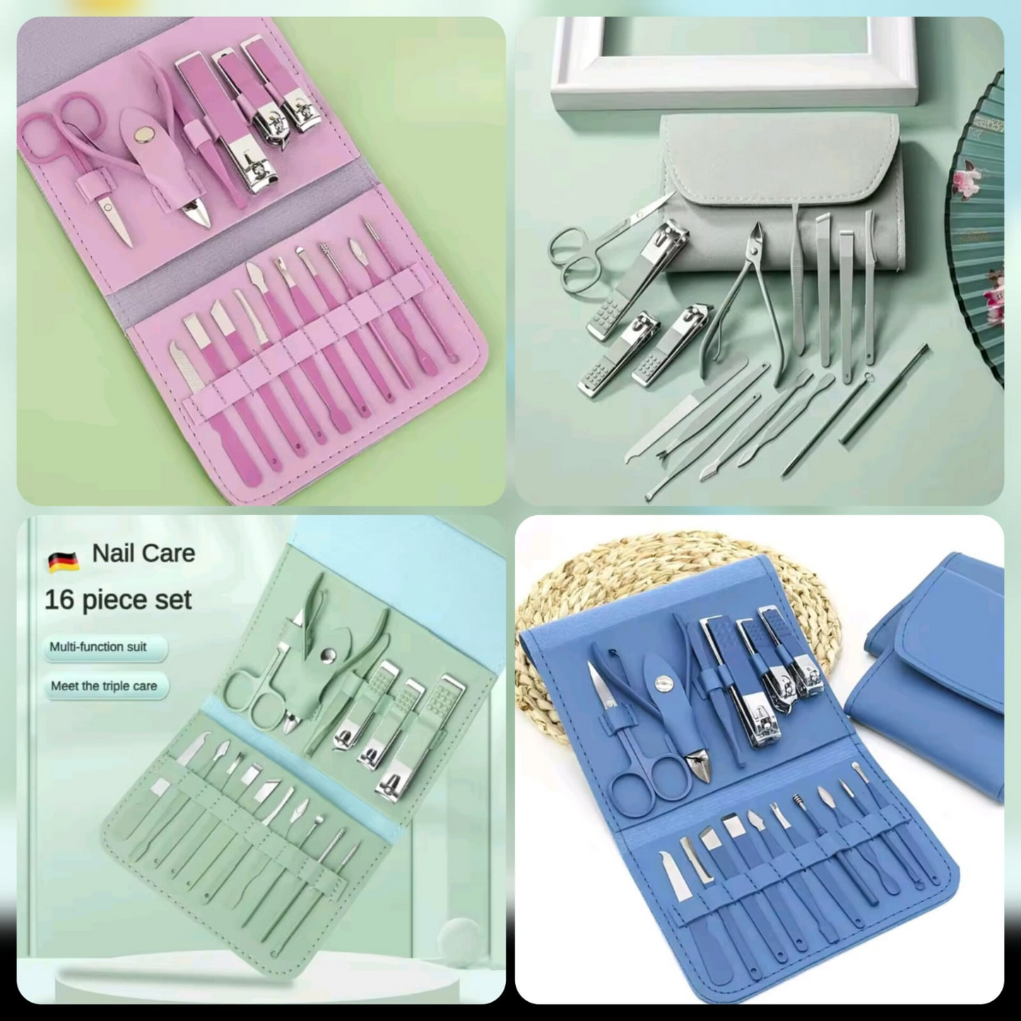 Nail kit pouch